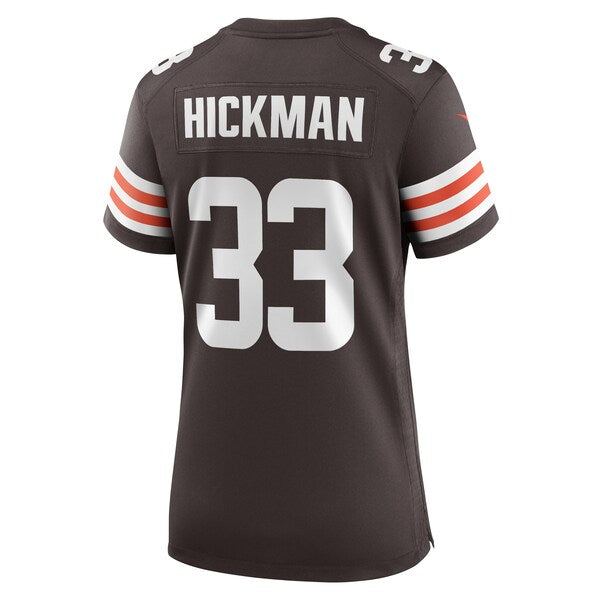 Ronnie Hickman Cleveland Browns Nike Women's Team Game Jersey - Brown - Image 3