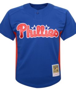 Alternative view of Roy Halladay Philadelphia Phillies Youth Cooperstown Collection?Mesh Batting Practice Jersey - Royal