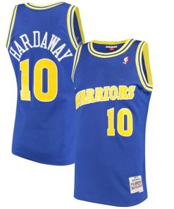 Tim Hardaway Golden State Warriors 1990/91 Hardwood Classics Swingman Jersey - Royal