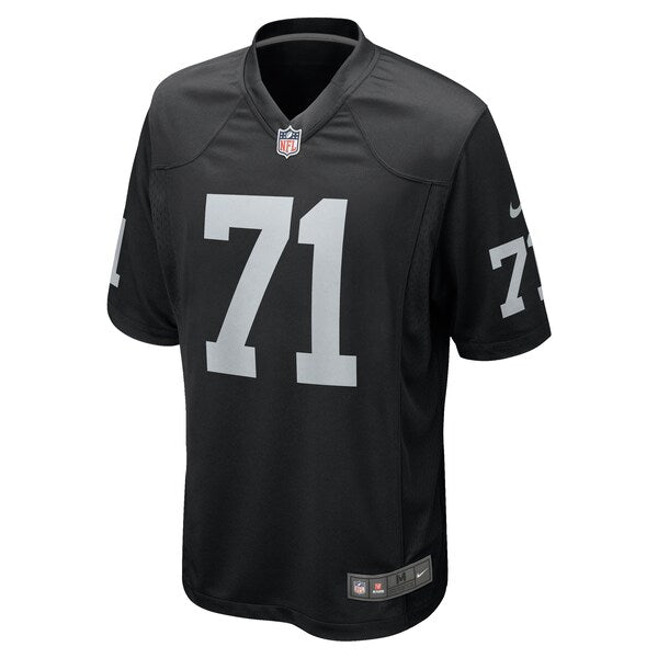 Justin Herron Las Vegas Raiders Nike Team Game Jersey - Black - Image 2