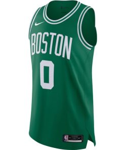Alternative view of Jayson Tatum Boston Celtics Nike Authentic Jersey - Association Edition - Kelly Green