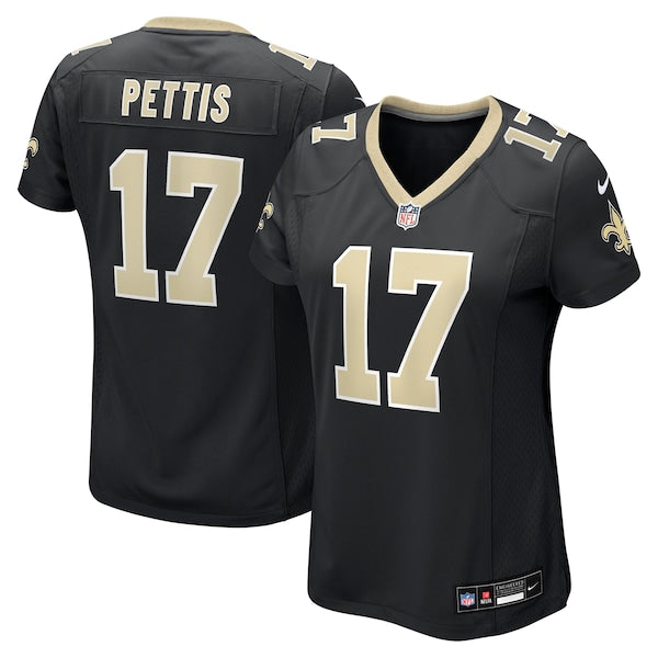 Dante Pettis New Orleans Saints Nike Women's Game Jersey - Black - Image 2
