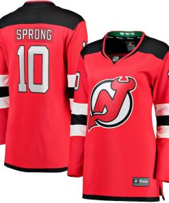 Daniel Sprong New Jersey Devils  Women's Home Breakaway Player Jersey - Red