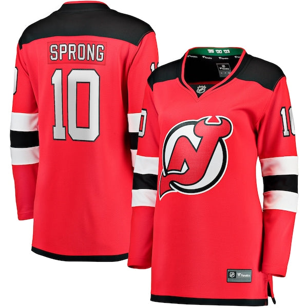 Daniel Sprong New Jersey Devils Women's Home Breakaway Player Jersey - Red