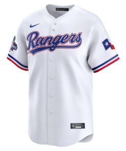 Alternative view of Josh Jung Texas Rangers Nike Home 2023 World Series Champions Limited Jersey - White