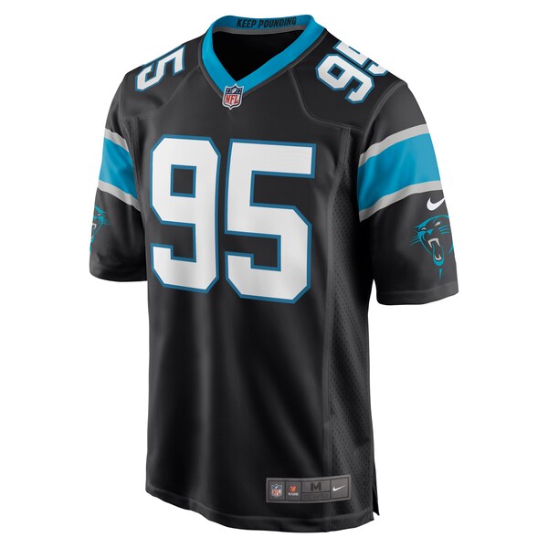 Derrick Brown Carolina Panthers Nike Player Game Jersey - Black - Image 2