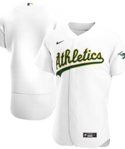 Oakland Athletics Nike Home Authentic Team Jersey - White