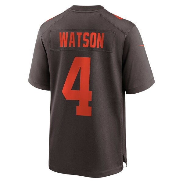 Deshaun Watson Cleveland Browns Nike Alternate Game Jersey - Brown/White - Image 4