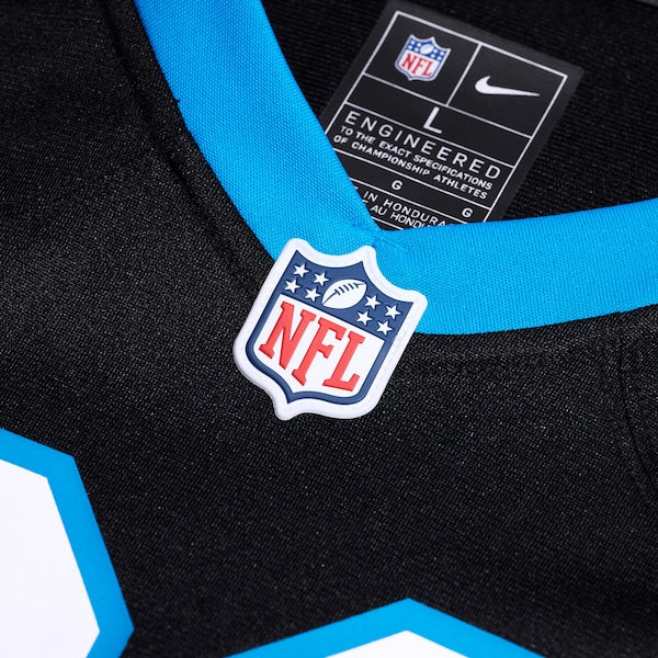 Rico Dowdle Carolina Panthers Nike Team Game Jersey - Black - Image 4