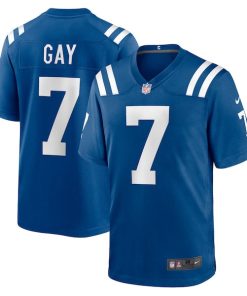 Matt Gay Indianapolis Colts Nike Team Game Jersey - Royal/Blue