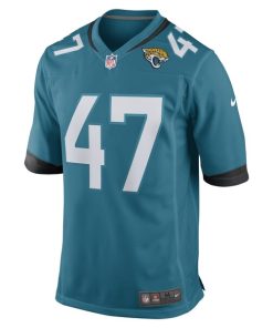 Alternative view of De'Shaan Dixon Jacksonville Jaguars Nike Team Game Player Jersey - Teal