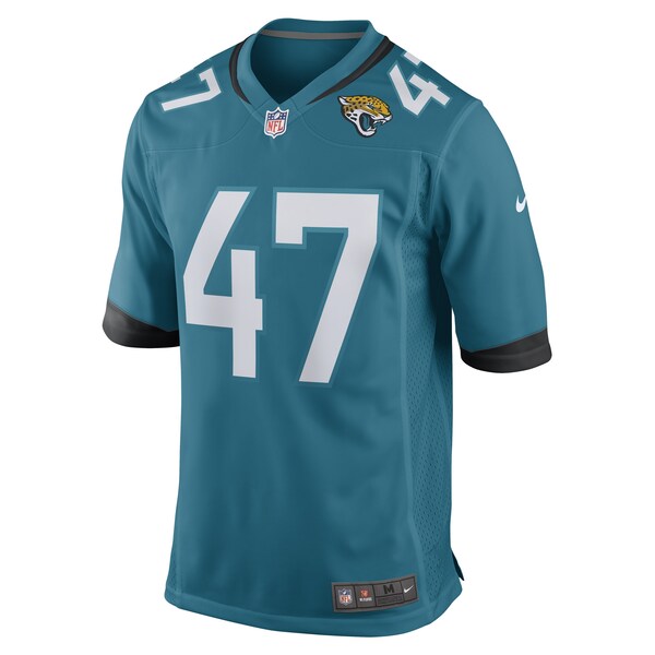 De'Shaan Dixon Jacksonville Jaguars Nike Team Game Player Jersey - Teal - Image 2