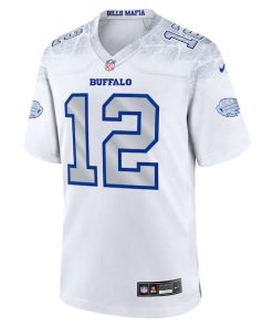 Alternative view of Jim Kelly Buffalo Bills Nike 2025 Rivalries Collection Retired Player Game Jersey - White