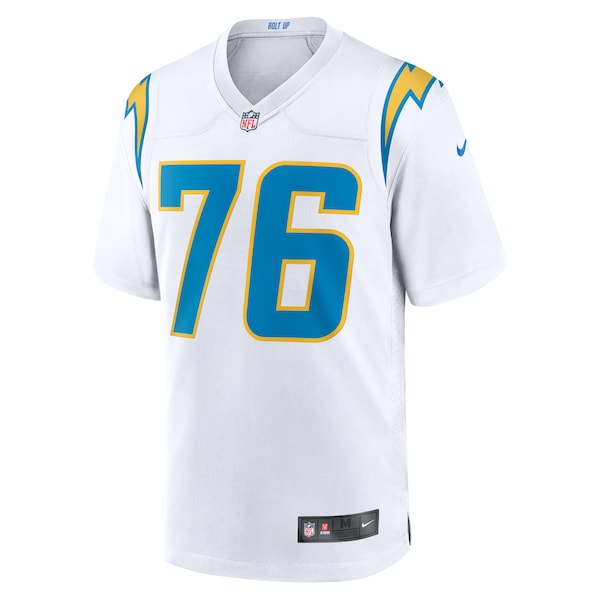Joe Alt Los Angeles Chargers Nike 2024 NFL Draft First Round Pick Player Game Jersey - White - Image 2