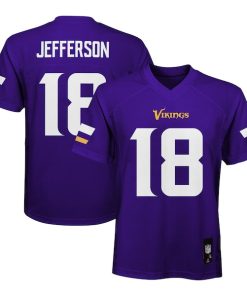 Justin Jefferson Minnesota Vikings Preschool Replica Player Jersey - Purple