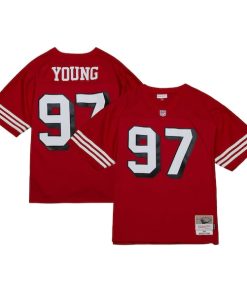 Bryant Young San Francisco 49ers Legacy Replica Jersey - Scarlet/White