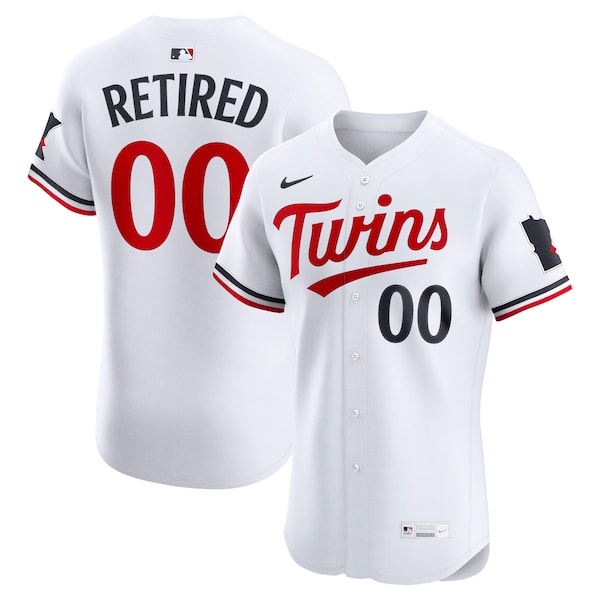Minnesota Twins Nike Home Elite Pick-A-Player Retired Roster Jersey - White