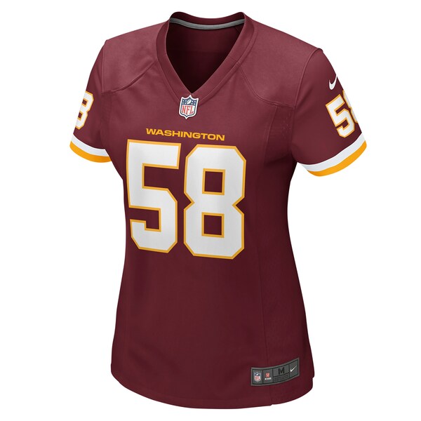 Shaka Toney Washington Football Team Nike Women's Game Jersey - Burgundy - Image 2