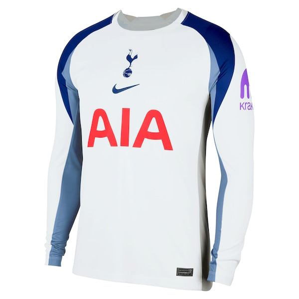 Son Heung-Min Tottenham Hotspur Nike 2025/26 Home Replica Long Sleeve Jersey - White - Image 2