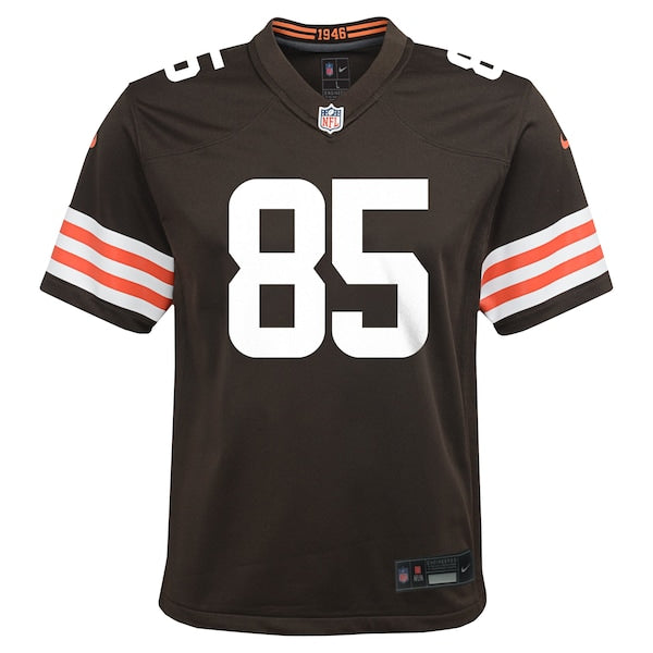 David Njoku Cleveland Browns Nike Youth Game Jersey - Brown - Image 2