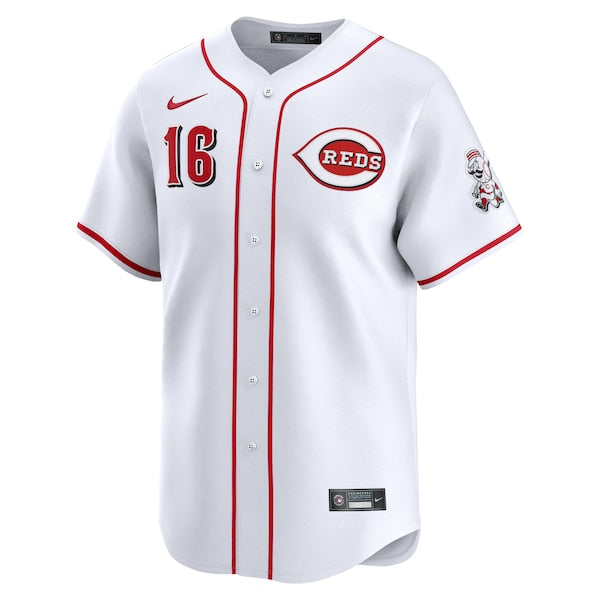 Noelvi Marte Cincinnati Reds Nike Home Limited Player Jersey - White - Image 2
