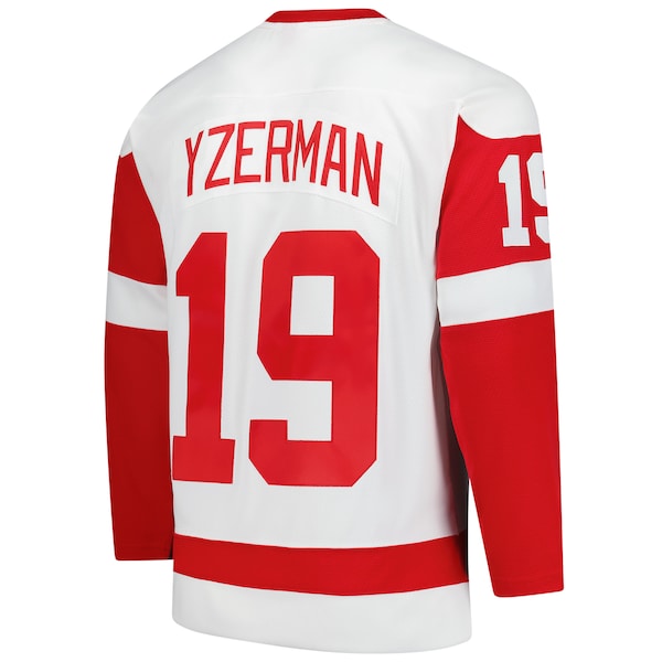 Steve Yzerman Detroit Red Wings Power Play Jersey - White - Image 3