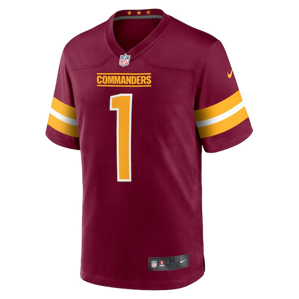 Jayden Daniels Washington Commanders Nike 2024 NFL Draft First Round Pick Player Game Jersey - Burgundy - Image 2