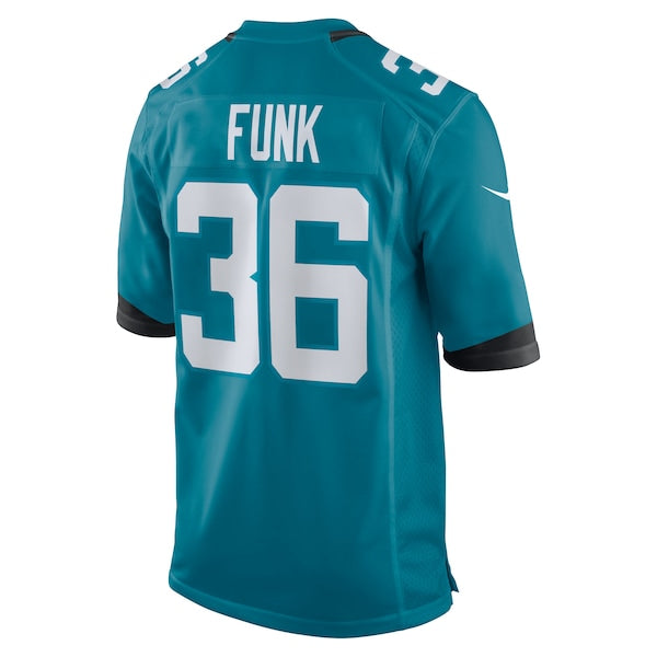 Jake Funk Jacksonville Jaguars Nike Team Game Jersey - Teal - Image 3