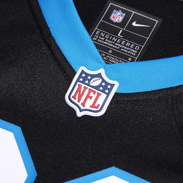 Tershawn Wharton Carolina Panthers Nike Team Game Jersey - Black - Image 4
