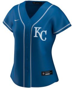 Alternative view of Kansas City Royals Nike Women's Alternate Replica Team Jersey - Royal