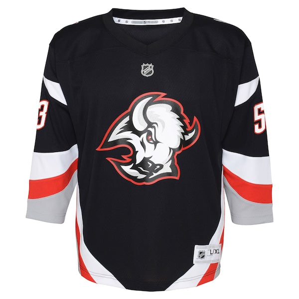 Jeff Skinner Buffalo Sabres Youth Alternate Replica Player Jersey - Black - Image 2