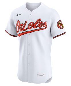 Alternative view of Baltimore Orioles Nike Home Elite Jersey - White