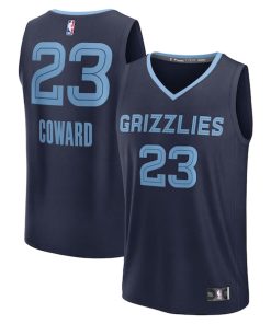 Cedric Coward Memphis Grizzlies  2025 NBA Draft First Round Pick Fast Break Replica Jersey - Icon Edition - Navy