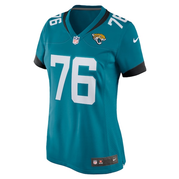 Ezra Cleveland Jacksonville Jaguars Nike Women's Game Jersey - Teal - Image 2