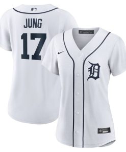 Jace Jung Detroit Tigers Nike Women's Home Replica Jersey - White