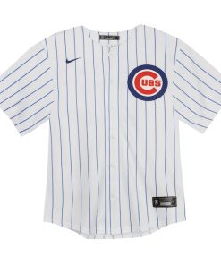 Alternative view of Dansby Swanson Chicago Cubs Nike Toddler  Game Jersey - White