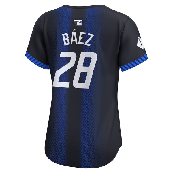 Javier Baez Detroit Tigers Nike Women's 2024 City Connect Limited Jersey - Navy - Image 3