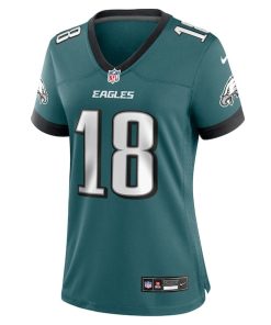 Alternative view of John Metchie III Philadelphia Eagles Nike Women's Team Game Jersey - Midnight Green