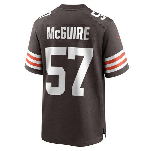 Isaiah McGuire Cleveland Browns Nike Team Game Jersey - Brown - Image 3
