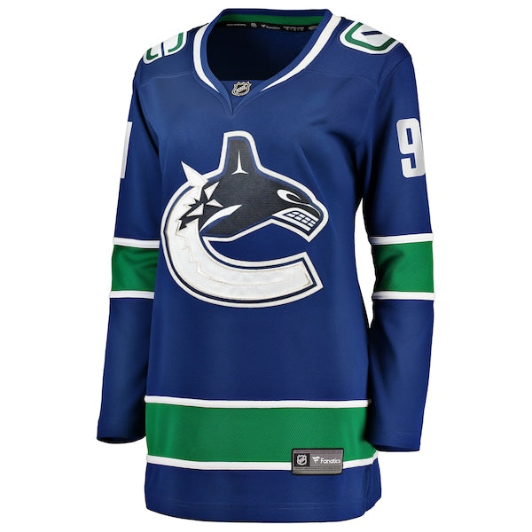 Evander Kane Vancouver Canucks Women's Home Breakaway Player Jersey - Blue - Image 2