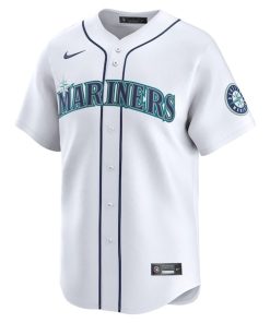 Alternative view of Seattle Mariners Nike Home Limited Jersey - White