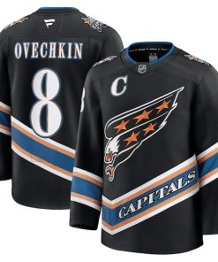 Alexander Ovechkin Washington Capitals  Alternate 50th Anniversary Premium Jersey - Black/White/Red