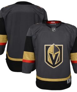 Vegas Golden Knights Youth Alternate Premier Blank Jersey - Gray