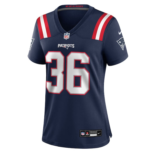 Andres Borregales New England Patriots Nike Women's Team Game Jersey - Navy - Image 2