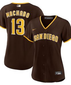 Manny Machado San Diego Padres Nike Women's Road Replica Player Jersey - Brown