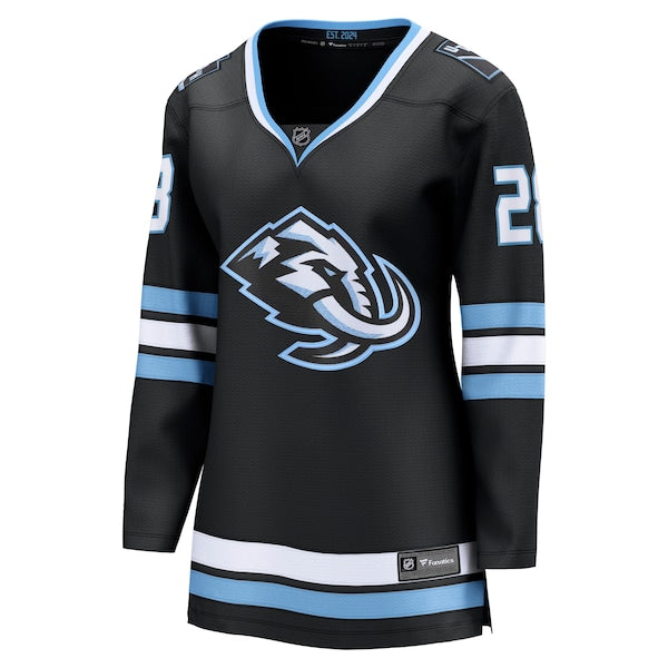 Ian Cole Utah Mammoth Women's Home Breakaway Player Jersey - Black - Image 2