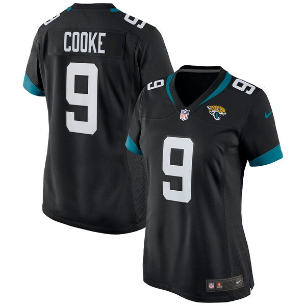 Logan Cooke Jacksonville Jaguars Nike Women's Game Jersey - Black/Teal - Image 2