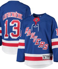 Alexis Lafreniere New York Rangers Youth Home Premier Player Jersey - Blue