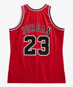 Alternative view of Chicago Bulls  Authentic Jersey Road Finals Michael Jordan 1997-98