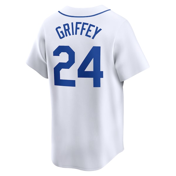 Ken Griffey Jr. Seattle Mariners Nike Throwback Cooperstown Limited Jersey - White - Image 5